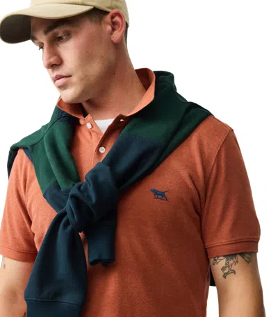 Rodd & Gunn Rodd Gunn Men's The Gunn Short Sleeve Slim Fit Polo In Brown