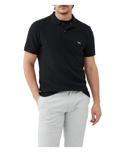 Rodd & Gunn Rodd Gunn Men's The Gunn Short Sleeve Slim Fit Polo In Black