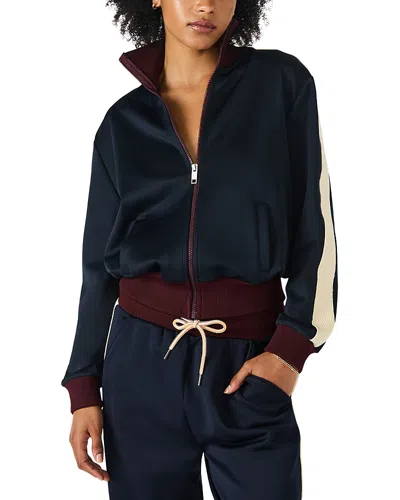 Steve Madden Daisy Colorblock Track Jacket In Blue