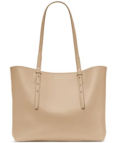 Kate Spade Do It All Medium Leather Tote Bag In Brown