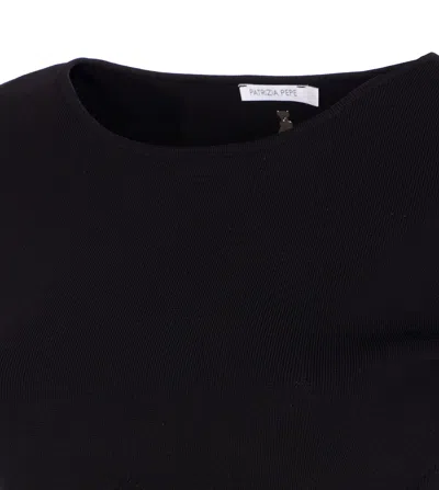 Patrizia Pepe Sweater In Black