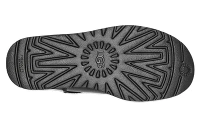 Ugg Leather Classic Mini Platform Boots In Black