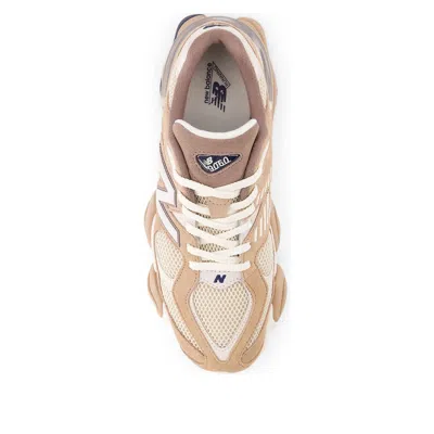 New Balance Unisex 9060 In Braun/beige/blau, Wildleder/mesh, Grösse 44 In Neutral