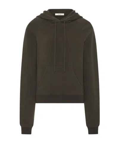 The Row Timia Sweatshirt In Cotton And Cashmere In Green