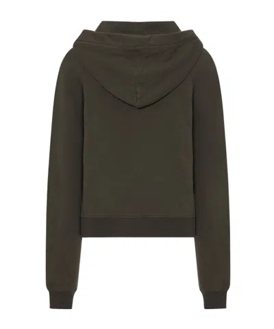 The Row Timia Sweatshirt In Cotton And Cashmere In Green
