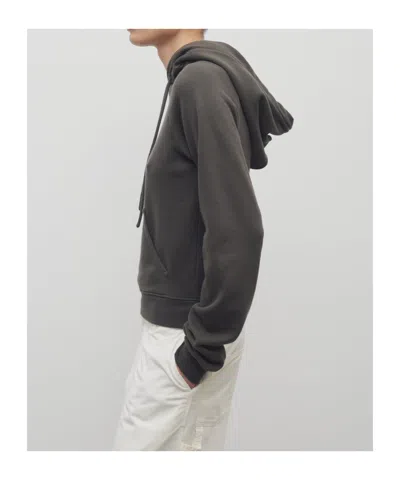 The Row Timia Sweatshirt In Cotton And Cashmere In Green