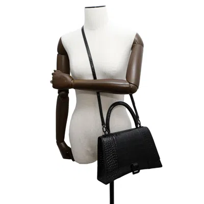 Pre-owned Balenciaga Black Leather Handbag Shoulder Bag ()