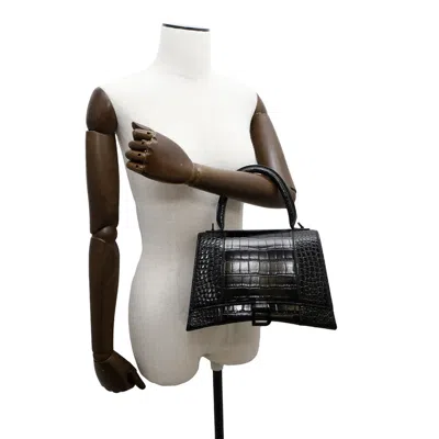 Pre-owned Balenciaga Black Leather Handbag Shoulder Bag ()