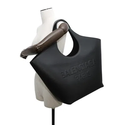 Pre-owned Balenciaga Black Leather Tote Bag ()