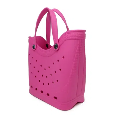 Pre-owned Balenciaga Pink Rubber Tote Bag ()
