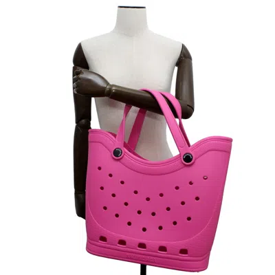 Pre-owned Balenciaga Pink Rubber Tote Bag ()