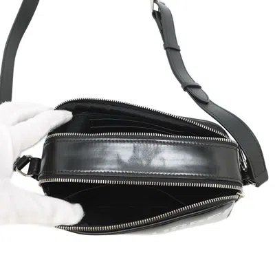 Pre-owned Burberry Black Coated Canvas Shoulder Bag ()