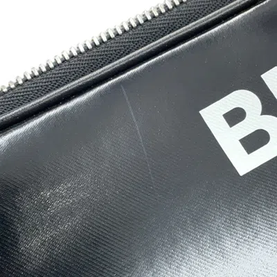 Pre-owned Burberry Black Coated Canvas Shoulder Bag ()