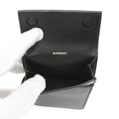 Pre-owned Burberry Black Leather Shoulder Bag ()