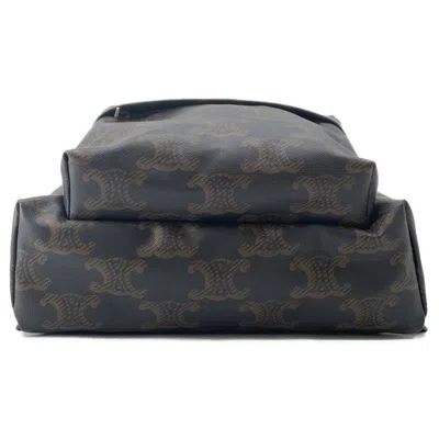 Pre-owned Celine Black Brown Pvc Leather Backpack ()