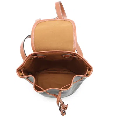 Pre-owned Celine Gold Pvc Leather Backpack ()