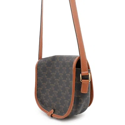 Pre-owned Celine Gold Pvc Leather Shoulder Bag ()