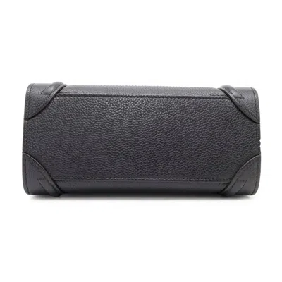 Pre-owned Celine Luggage Black Leather Handbag Shoulder Bag ()
