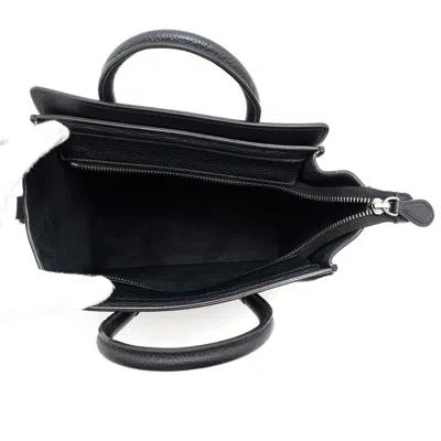 Pre-owned Celine Luggage Black Leather Handbag Shoulder Bag ()