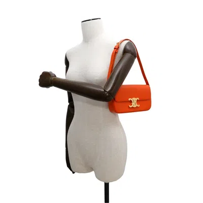 Pre-owned Celine Orange Shoulder Bag ()