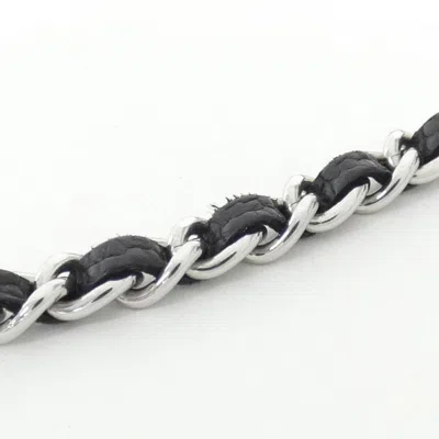Pre-owned Chanel Black Bordeaux Grained Calfskin Chain/shoulder Wallet () In Multi