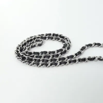 Pre-owned Chanel Black Bordeaux Grained Calfskin Chain/shoulder Wallet () In Multi