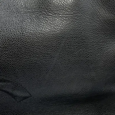 Pre-owned Chanel Black Grained Calfskin Tote Bag ()