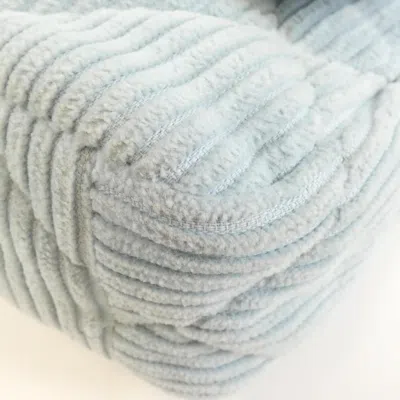 Pre-owned Chanel Light Blue Cord Shoulder Bag ()