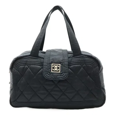 Pre-owned Chanel Sport Black Quilting Shoulder Bag Tote Bag ()
