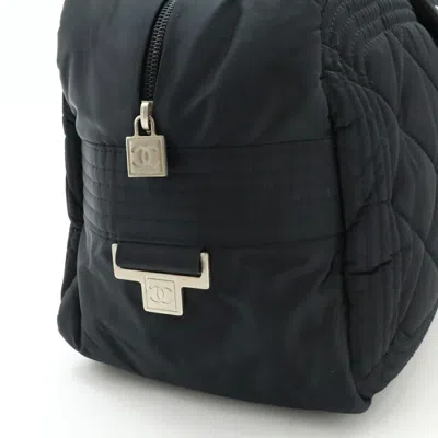 Pre-owned Chanel Sport Black Quilting Shoulder Bag Tote Bag ()