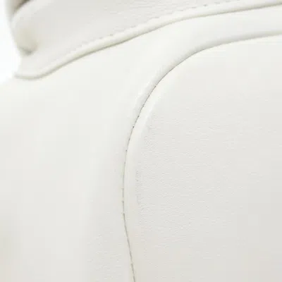 Pre-owned Chanel White Leather Backpack ()