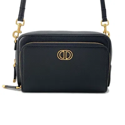 Pre-owned Dior Christian  Black Leather Shoulder Bag ()