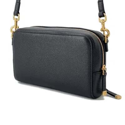 Pre-owned Dior Christian  Black Leather Shoulder Bag ()