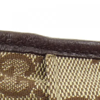 Pre-owned Gucci Beige Brown Gg Canvas Shoulder Bag ()