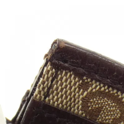 Pre-owned Gucci Beige Brown Gg Canvas Shoulder Bag ()