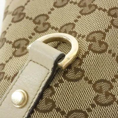 Pre-owned Gucci Beige Ivory Gg Canvas Shoulder Bag ()