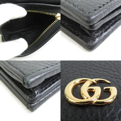 Pre-owned Gucci Black Leather Wallet (bi-fold) ()