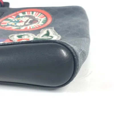 Pre-owned Gucci Black Multi-color Gg Supreme Messenger Bag Shoulder Bag ()