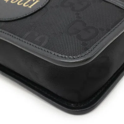 Pre-owned Gucci Black Nylon Canvas Clutch Bag ()