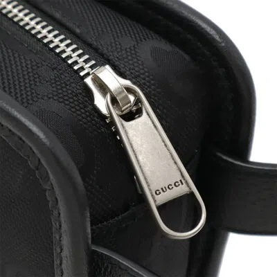 Pre-owned Gucci Black Nylon Canvas Clutch Bag ()
