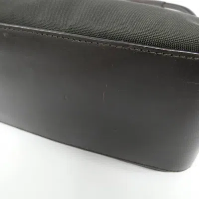 Pre-owned Gucci Brown Green Nylon Shoulder Bag ()