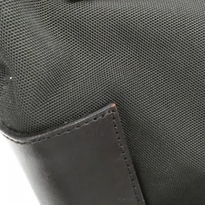 Pre-owned Gucci Brown Green Nylon Shoulder Bag ()