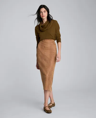 Kenneth Cole Cowl Neck Sweater With Attached Scarf