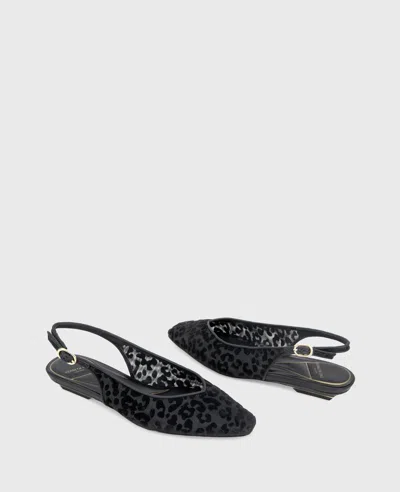 Kenneth Cole Berkette Leopard Flocked Mesh Slingback