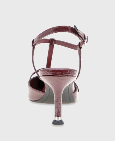 Kenneth Cole Urka Crinkle Patent Slingback Heel