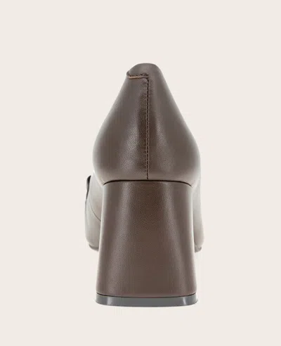 Gentle Souls Dionne Pointed Toe Bit Loafer Pump In Brown