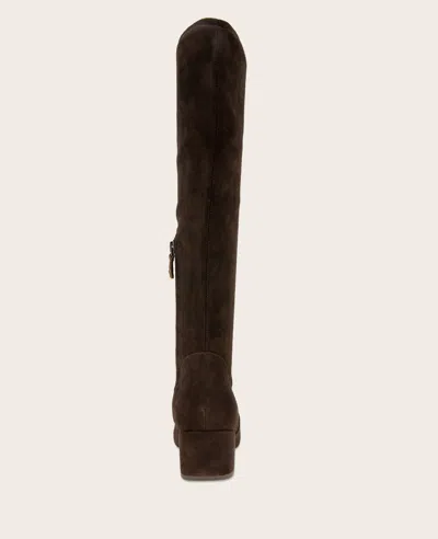 Gentle Souls - Ella Suede Stretch Boot With Wide Calf In Brown