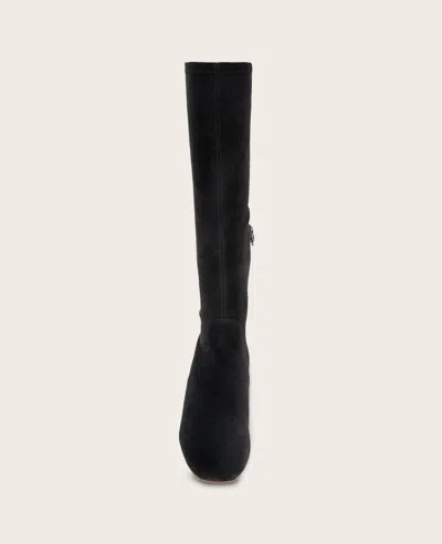 Gentle Souls - Emily Micro Suede Stretch Boot With Wide Calf In Black