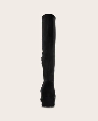 Gentle Souls - Emily Micro Suede Stretch Boot With Wide Calf In Black