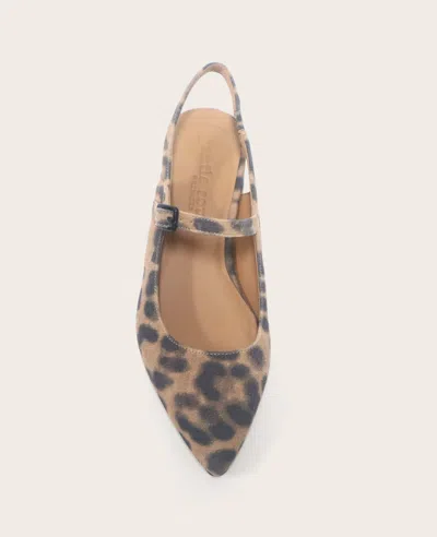 Gentle Souls Women's Gladys Fierce Felin Slingback Pumps In Brown